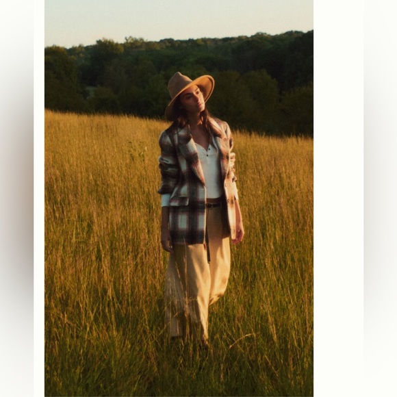 ANTHROPOLOGIE NWT BRUSHED PLAID BLAZER 🔥 - Picture 3 of 6